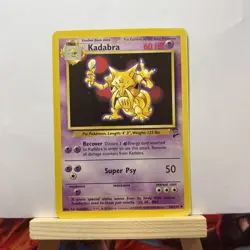 Kadabra 46/130 (HP) Common Base Set 2 2000 WOTC Pokemon Card - Image 2