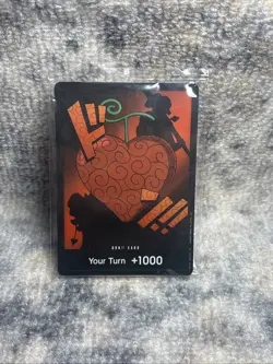 One Piece CCG Devil Fruit Collection 3 Op-Op Fruit DON!! Card - Sealed Near Mint - Image 1