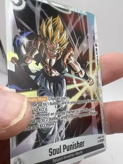 Gogeta Soul Punisher FB05-116 Alternate Art Foil Dragon Ball Super Card Game NM - Image 3