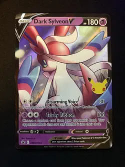Dark Sylveon V SWSH134 SWSH: Sword & Shield Promo Cards Holo - Image 1