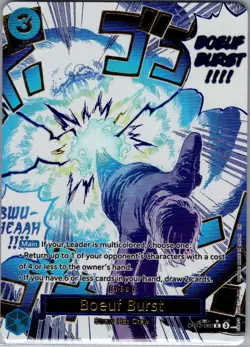 Boeuf Burst Alt Art OP12-060 English Legacy of the Master - One Piece Card - NM - Image 1