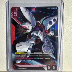 Qubeley (LR) GD02-036 Gundam TCG Card Game - Dual Impact *English - Image 1