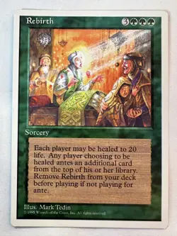 MTG Rebirth Fourth Edition 267/379 Regular Rare Magic The Gathering NM - Image 1