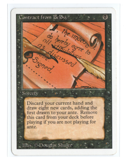 MTG - Contract from Below - Normal - Revised Edition - LP - Image 1