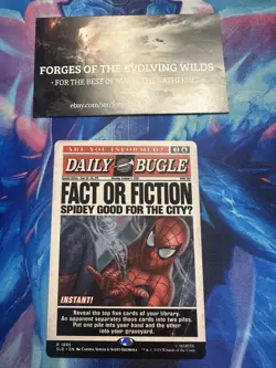 Fact or Fiction Marvel's Spider-Man: Daily Bugle Breaking News Secret Lair - Image 1