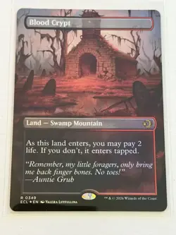 Blood Crypt // Blood Crypt Borderless Lorwyn Eclipsed Foil 349 - Image 1