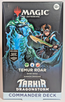 MTG Tarkir: Dragonstorm Commander Deck - Temur Roar NEW SEALED - Image 1