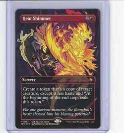 Magic The Gathering Lorwyn Eclipsed Heat Shimmer Borderless Foil M0137 - Image 1