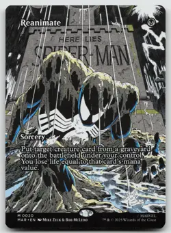 Reanimate (Borderless) M Normal Marvel Universe Eternal-Legal 20 NM - Image 1