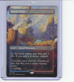Magic The Gathering Lorwyn Eclipsed Steam Vents Borderless R0348 - Image 1