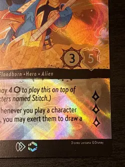 Stitch - Rock Star Lorcana Enchanted Set Champ Championship Foil Enchanted 30/P1 - Image 4