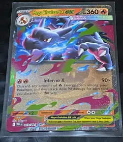 2025 Pokemon Phantasmal Flames Mega Charizard X Ex #13/94 Nmt - Image 1