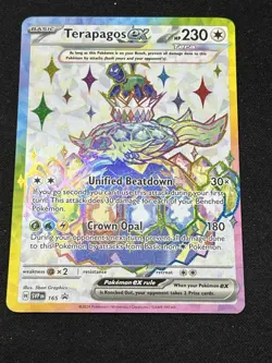 Pokemon TCG Terapagos ex 165 Sv: Scarlet & Violet Promo Cards Holo - Image 1