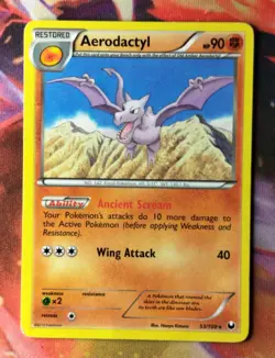 Aerodactyl 53/108 MP Dark Explorers 2012 Black White Pokemon Card - Image 1