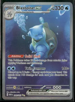 2023 Pokemon Mew EN Blastoise Ex Special Illustration Rare #200 - Image 1