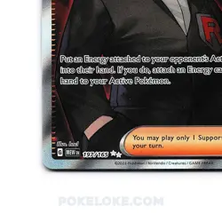 Giovanni's Charisma - 197/165 - 151 - Pokemon TCG - [NM] - Image 2