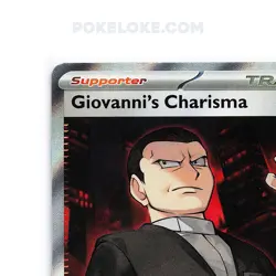 Giovanni's Charisma - 197/165 - 151 - Pokemon TCG - [NM] - Image 4