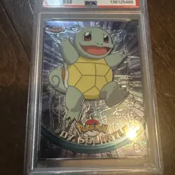 2000 SQUIRTLE #7 TOPPS CHROME POKEMON PSA 10 - Image 2