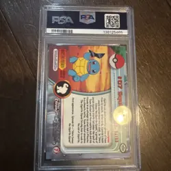 2000 SQUIRTLE #7 TOPPS CHROME POKEMON PSA 10 - Image 3