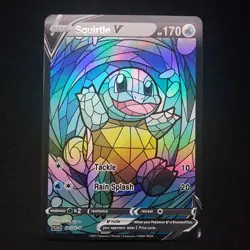 Pokemon Squirtle Stain Glass Holo Read Description - Image 1