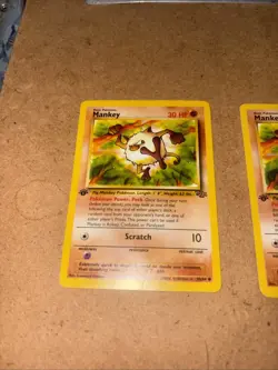 Pokemon Tcg 1st Edition Mankey 55/64 Jungle Regular - Image 2