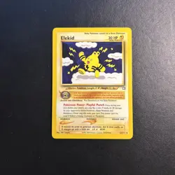 Elekid 22/111 Neo Genesis Pokemon Card Regular Rare Lightly Played LP + - Image 1