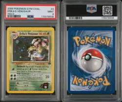 Pokemon Erika's Venusaur 4/132 PSA 9 Mint Gym Challenge Holo Rare Unlimited 2000 - Image 3