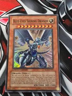 Yu-Gi-Oh! Blue-Eyes Shining Dragon MOV-EN001 Limited Edition - LP - Image 1