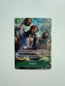 One Piece TCG-Shanks R Alt Art The Azure Sea’s Seven OP14-027NM English - Image 2