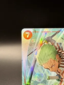 Roronoa Zoro OP14-015 English Foil (Alt Art) One Piece Azure Sea’s Seven - Image 3