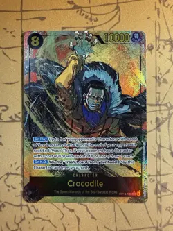 Crocodile (Alternate Art) OP14-079 Leader One Piece The Azure Sea's Seven - Image 1