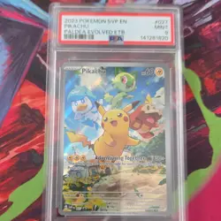 Pokemon Pikachu 027 Sv: Scarlet & Violet Promo Cards Promo Holo PSA 9 - Image 1