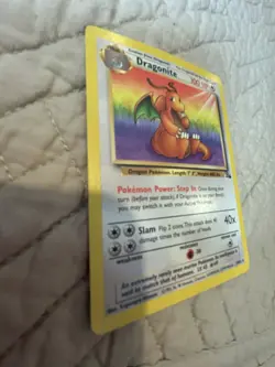Pokemon TCG Fossil Dragonite card 19/62 Non-Holo Rare HP lvl 45 - Image 2