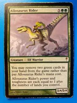 MTG 1x Allosaurus Rider # 101 Coldsnap Magic the Gathering Card x1 HP - Image 1