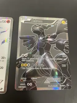 Pokemon TCG Reshiram 113/114 Zekrom 114/114 Black and White Holo Card Full Art + - Image 3