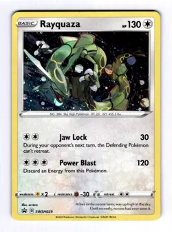 Rayquaza - SWSH029 Sword & Shield Promo Cards #SWSH29 Promo Holo NM Pokemon - Image 1