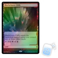 FOIL BLACKCLEAVE CLIFFS Zendikar Rising Expeditions Magic MTG MINT CARD - Image 1