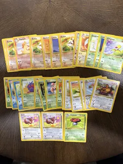 Vintage Pokemon Card Lot From Jungle MP-NM Condition Two First Edition Cards - Image 1