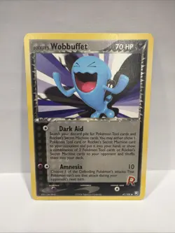 Rocket's Wobbuffet 47/109 Team Rocket Returns Non-Holo Pokemon Card TCG - Image 1