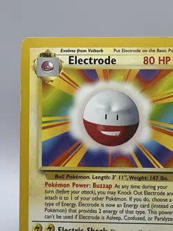 Electrode 21/102 Base Set Rare 1999-2000 4th Print Pokemon Card - Image 3