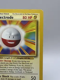 Electrode 21/102 Base Set Rare 1999-2000 4th Print Pokemon Card - Image 4