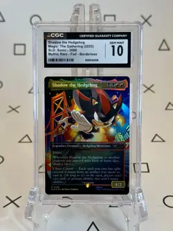 Shadow the Hedgehog Foil Sonic Secret Lair Drop MTG Magic - CGC 10 Gem Mint - Image 1