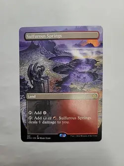 MTG - Sulfurous Springs (Borderless) Dominaria United Regular R#381 - Image 1