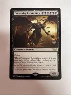 Doomsday Excruciator Promo Pack: Duskmourn: House of Horror #94 Rare - Image 1
