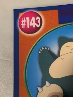 1999 Pokemon Snorlax #143 PokeTrivia Burger King Unperforated - Image 2