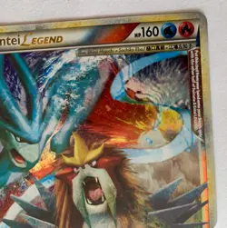 Suicune & Entei Legend (Top) 94/95 Unleashed Holo Pokemon NM - Image 3