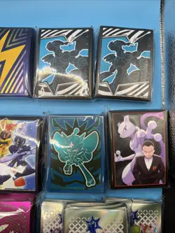 Pokemon TCG Elite Trainer Box ETB Card Sleeves Packs Lot Of 17 - Image 4