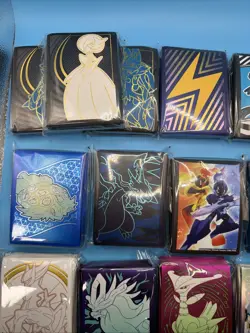 Pokemon TCG Elite Trainer Box ETB Card Sleeves Packs Lot Of 17 - Image 5