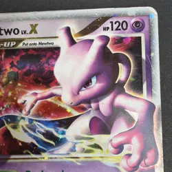 Mewtwo LV.X DP28 Black Star Promo Diamond and Pearl Pokemon Tcg Card HP 2008 - Image 2
