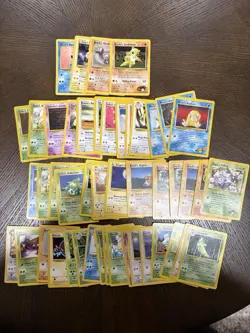 Vintage Pokemon Card Lot Mixed Sets MP-NM Condition Gym Challenge And Gym Hero - Image 1